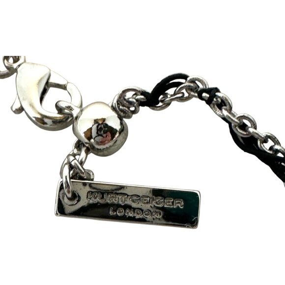 Kurt Geiger London Signature Eagle Collar Strand Necklace - Picture 3 of 4